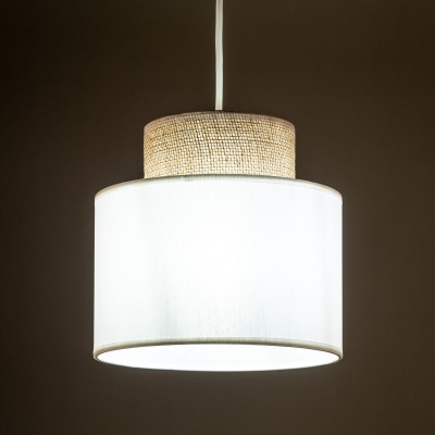 Подвесной светильник с тканевым рассеивателем 10078 Duo TK Lighting