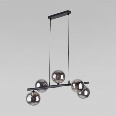 Подвесной светильник со стеклянными плафонами 6707 Estera Black TK Lighting