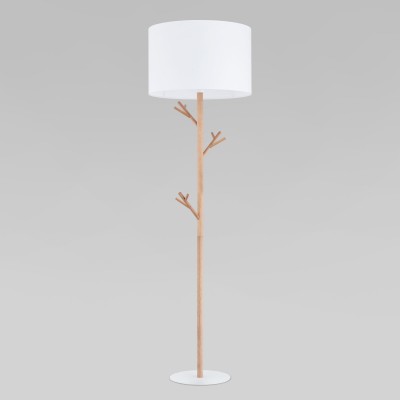 Напольный светильник с тканевым абажуром 5572 Albero White TK Lighting