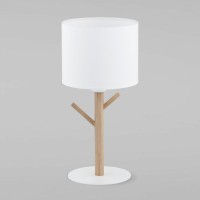 Настольный светильник с тканевым абажуром 5571 Albero White TK Lighting