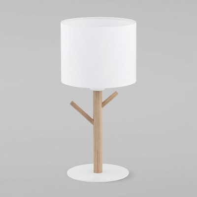 Настольный светильник с тканевым абажуром 5571 Albero White TK Lighting