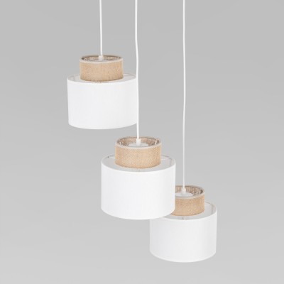 Подвесной светильник с тканевыми абажурами 2594 Duo TK Lighting