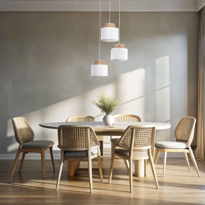 Подвесной светильник с тканевыми абажурами 2594 Duo TK Lighting