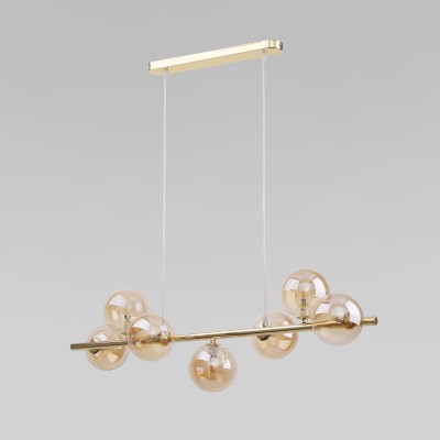 Подвесной светильник со стеклянными плафонами 5668 Estera Gold TK Lighting