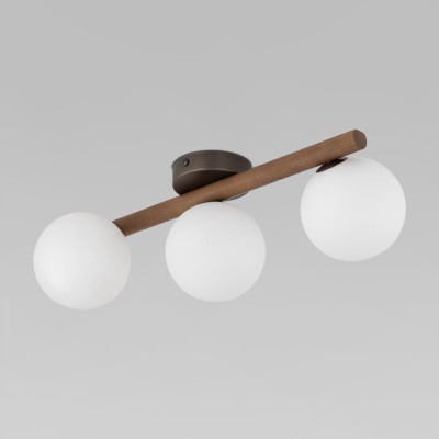 Потолочный светильник со стеклянными плафонами 10269 Estera Wood TK Lighting