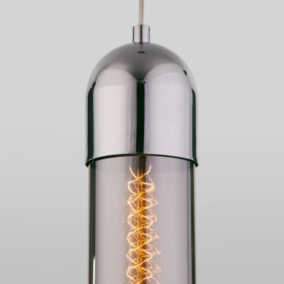 Подвесной светильник с плафоном 50180/1 дымчатый Eurosvet