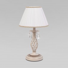 Классическая настольная лампа 10054/1 белый с золотом Eurosvet