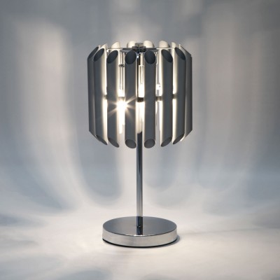 Настольная лампа в стиле лофт 01107/3 серебро Bogate's