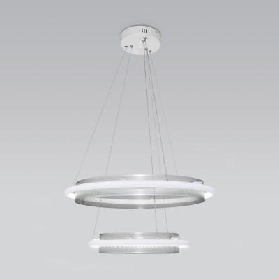 Умный подвесной светильник 90241/2 белый / серебро Eurosvet