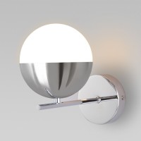Настенный светильник со стеклянным плафоном 70129/1 хром Eurosvet