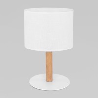 Настольный светильник с тканевым абажуром 5217 Deva White TK Lighting