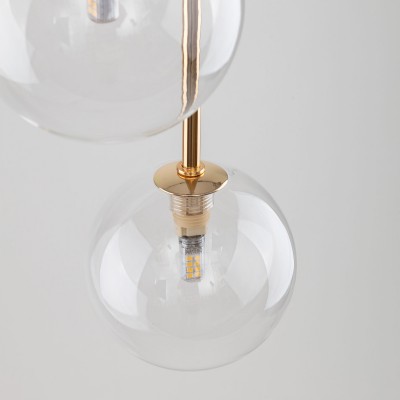 Подвесной светильник со стеклянными плафонами 5942 Nilos TK Lighting