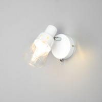 Настенный светильник с выключателем 20081/1 белый Eurosvet