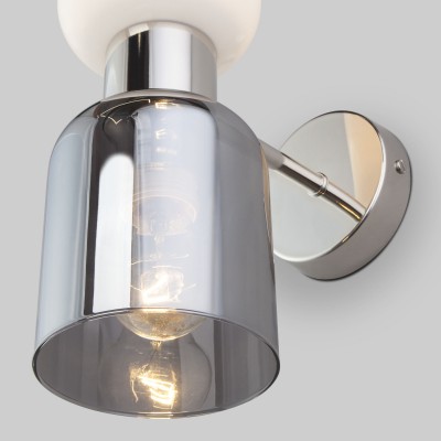 Настенный светильник с плафонами 60118/2 никель Eurosvet