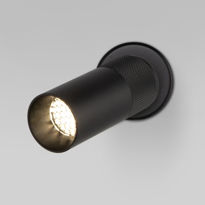 Настенный светодиодный светильник 20097/1 LED черный Eurosvet