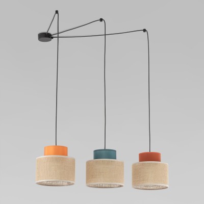 Подвесной светильник с тканевым рассеивателем 3140 Duo TK Lighting