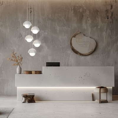 Подвесной светильник со стеклянными плафонами 10214 Bono TK Lighting