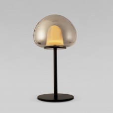Настольный светодиодный светильник со стеклянным плафоном 90326/1 черный Eurosvet