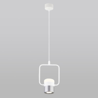 Подвесной светильник 50165/1 LED белый / серебро Eurosvet