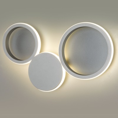 Настенный светодиодный светильник 40141/1 LED серебро Eurosvet