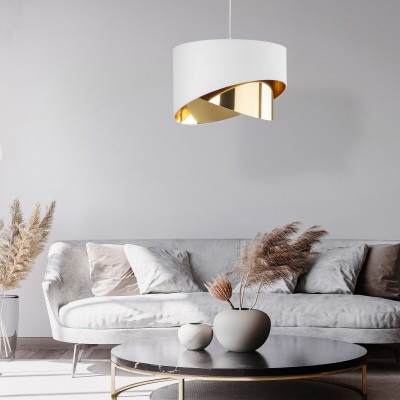 Подвесной светильник с тканевым абажуром 4820 Grant White TK Lighting