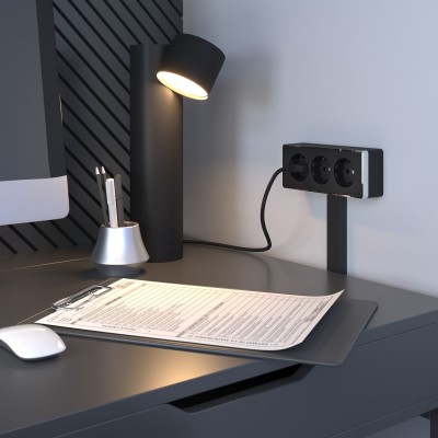 Светодиодная настольная лампа 80425/1 черный Eurosvet