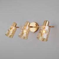 Настенный светильник со стеклянными плафонами 20120/3 золото Eurosvet