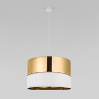 Подвесной светильник с тканевым абажуром 4771 Hilton Gold TK Lighting