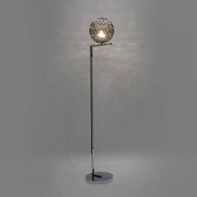 Напольный светильник с плафоном 01214/1 хром Eurosvet