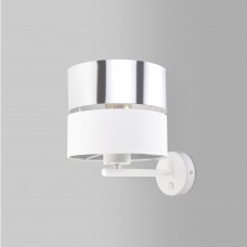 Настенный светильник с тканевым абажуром 4175 Hilton Silver TK Lighting