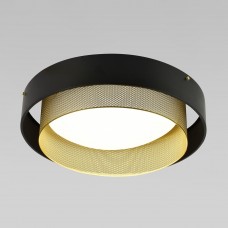 Умный потолочный светильник 90286/1 чёрный/золото Smart Eurosvet