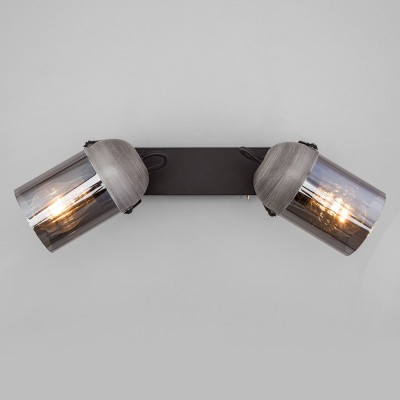 Настенный светильник 20122/2 черный / серый Eurosvet