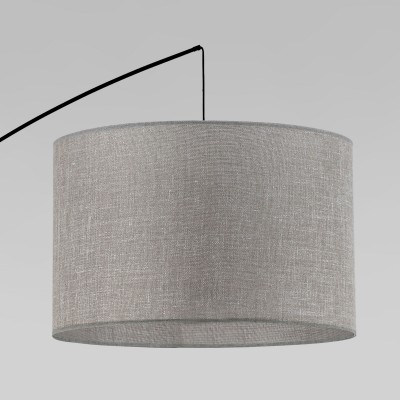 Напольный светильник с тканевым абажуром 5487 Moby Gray TK Lighting