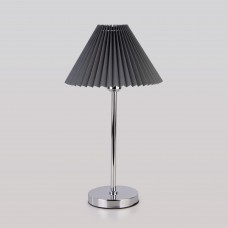 Настольная лампа с абажуром 01132/1 хром/графит Eurosvet