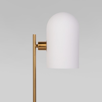 Настольный светильник со стеклянным плафоном 01164/1 латунь Eurosvet