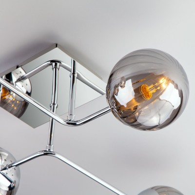 Потолочный светильник с плафонами 30140/6 хром Eurosvet
