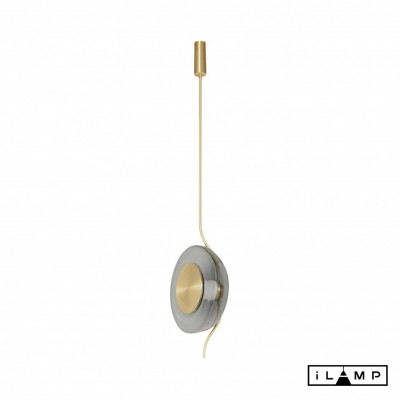 Подвесной светильник iLamp STEREO 9285P GOLD&SMOKY