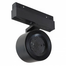 Поворотный магнитный трековый светильник с антибликовой решеткой iLEDEX TECHNICAL VISION 4822-010-D82-12W-38DG-3000K BK (WALL WASHER)