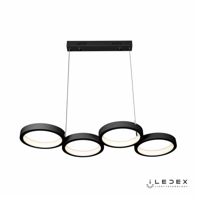 Подвесная люстра iLedex Ring Star 9004-4-D BK