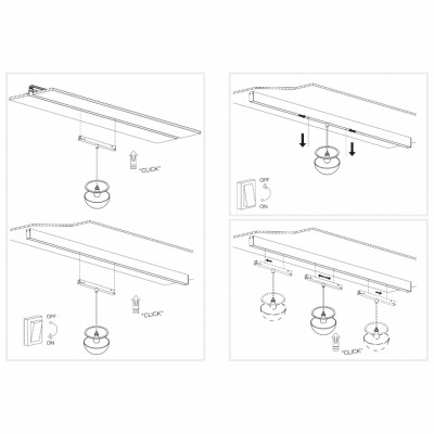 Магнитный трековый светильник iLEDEX TECHNICAL VISION 4822-012-D80-6W-38DG-4000K-BK