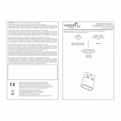 Акцентный магнитный трековый светильник  с антибликовой решеткой iLEDEX TECHNICAL VISION 4822-018-L36-2W-24DG-3000K-BK