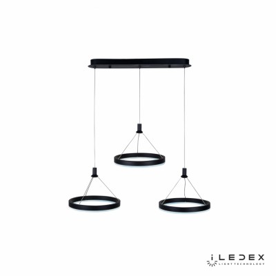 Подвесная люстра iLedex Libra D075-3 BK