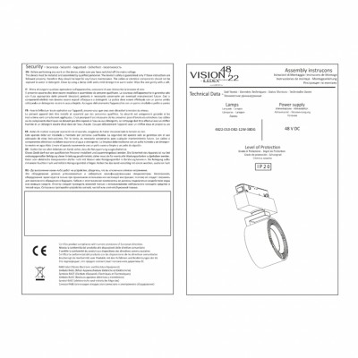 Поворотный магнитный трековый светильник с антибликовой решеткой iLEDEX TECHNICAL VISION SMART 4822-010-D82-12W-38DG-WH (WALL WASHER)