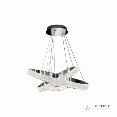 Подвесная люстра iLedex Crystal ice MD7212-90A CR