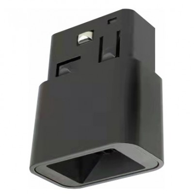 Акцентный магнитный трековый светильник  с антибликовой решеткой iLEDEX TECHNICAL VISION 4822-018-L36-2W-24DG-3000K-BK
