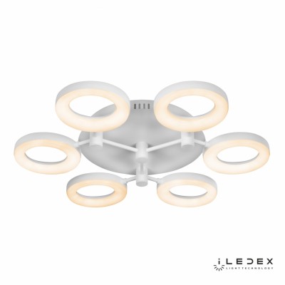 Потолочная люстра iLedex Jomo FS-014-X6-(B) 72W WH