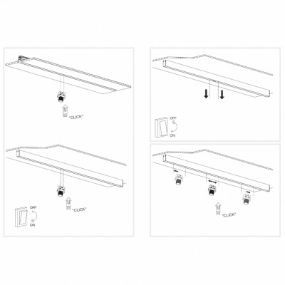 Акцентный магнитный трековый светильник iLEDEX TECHNICAL VISION 4822-019-D22-2W-24DG-4000K-WH