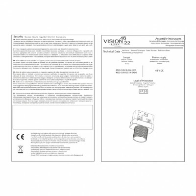 Акцентный магнитный трековый светильник iLEDEX TECHNICAL VISION 4822-019-D22-2W-24DG-4000K-WH