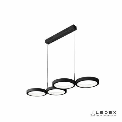 Подвесная люстра iLedex Ring Star 9004-4-D BK