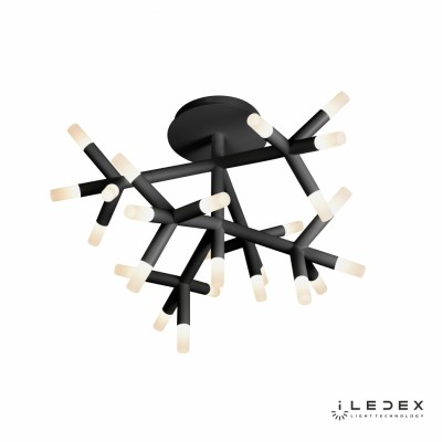 Потолочная люстра iLedex Savage FS-017-X25 BK